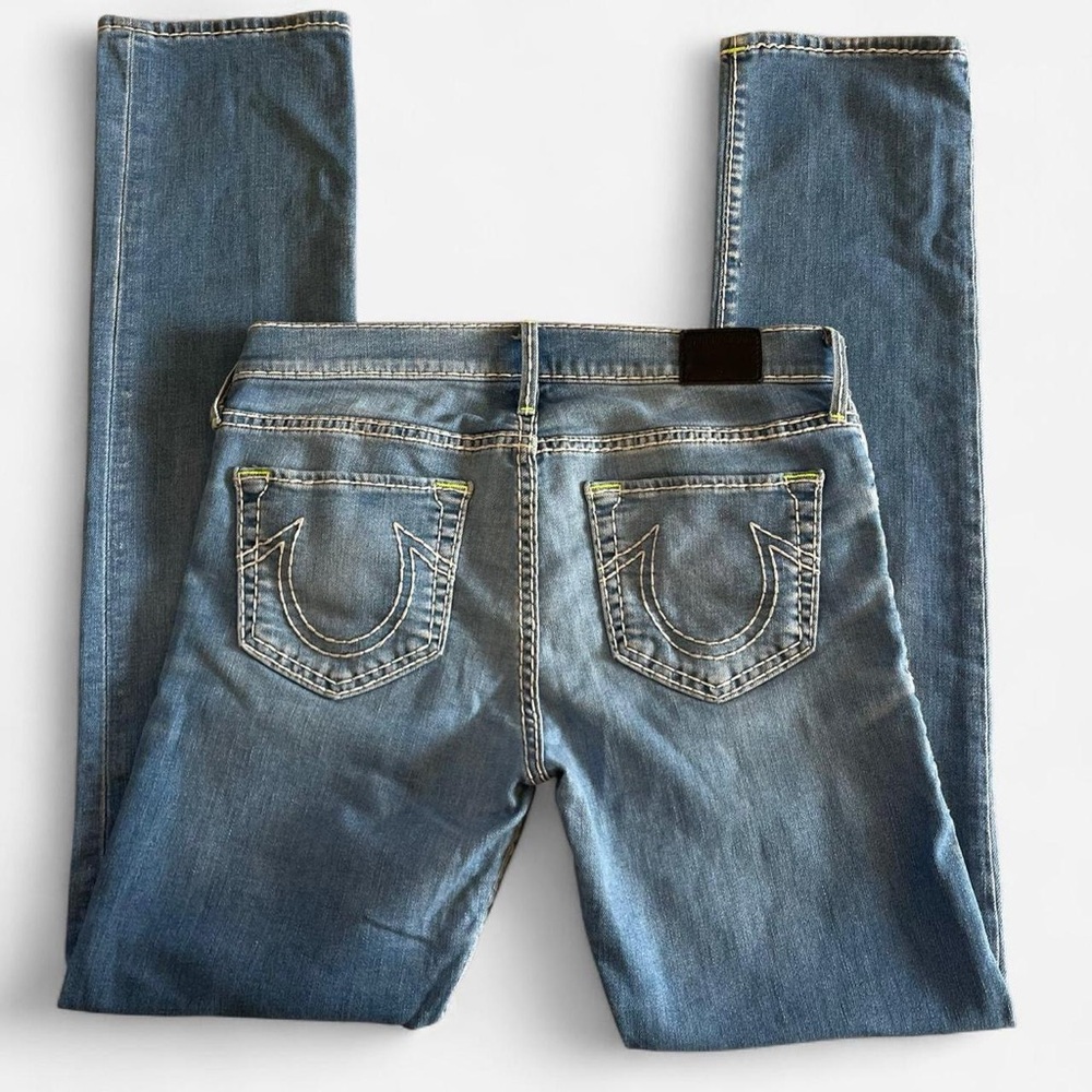True Religion Blue Straight Leg Jeans